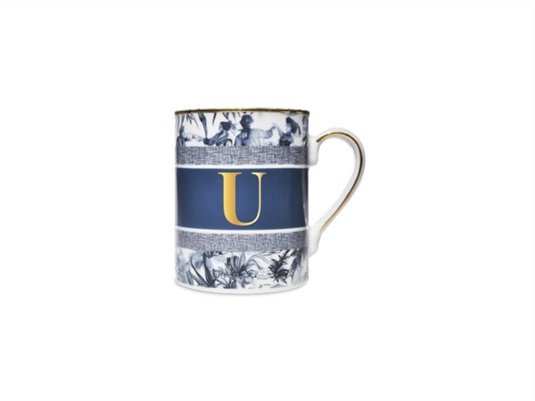 BACI MILANO Alphabet - mug lettera u