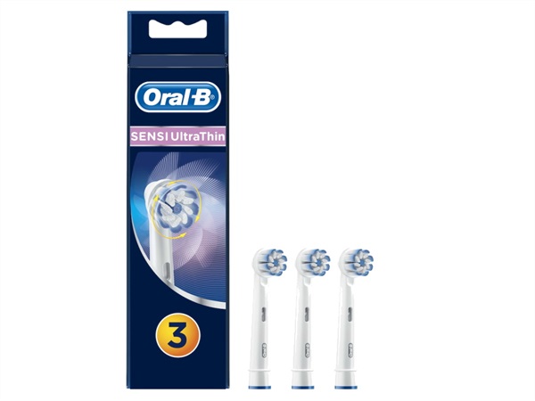 ORAL-B Confezione da 3 Testine di Ricambio Sensitive Clean