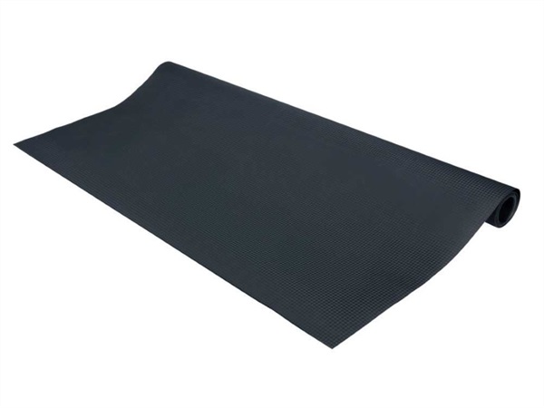 WENKO Tappetino paraspruzzi Suma nero 120 x 60 cm, impermeabile e lavabile