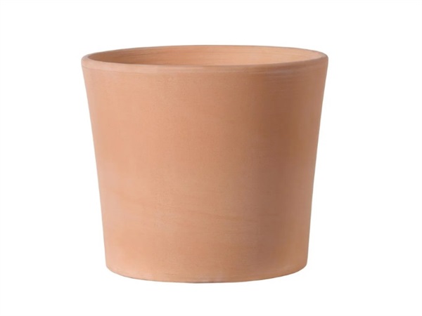 DEROMA White garden, vaso cilindrico in terracotta 30 cm