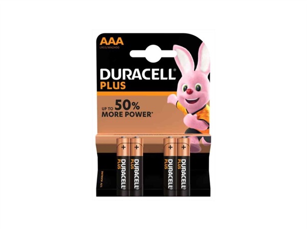 DURACELL Batteria xs ministilo alcalina, 1,5V, LR03, 4 pezzi