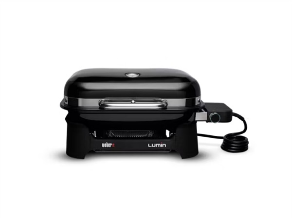 WEBER Lumin compact, barbecue elettrico nero