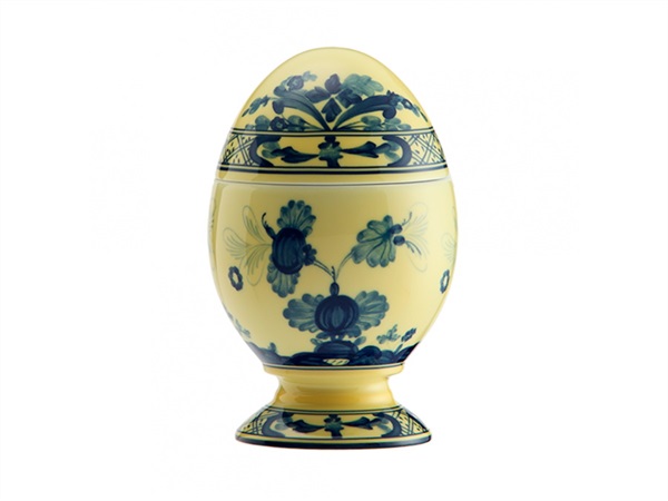 RICHARD GINORI Uovo con coperchio ginori citrino 13,5 cm