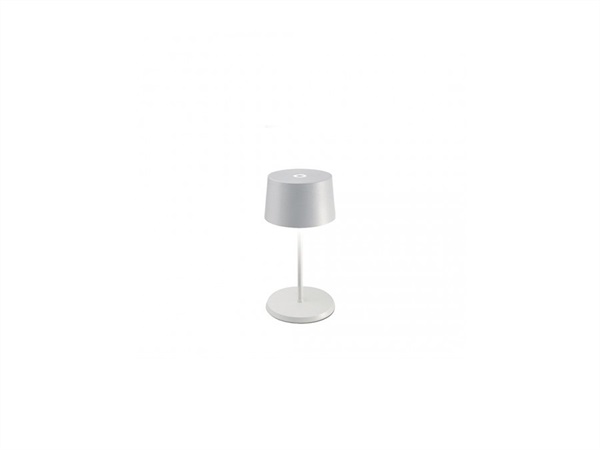 ZAFFERANO S.R.L. Olivia mini pro lampada da tavolo ricaricabile di zafferano - Bianco