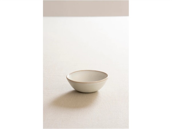 DUTCH ROSE AMSTERDAM Organic white, bowl Ø8xh3 cm