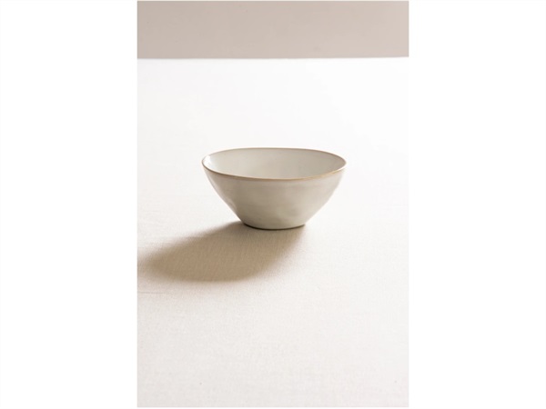 DUTCH ROSE AMSTERDAM Organic white, bowl Ø11xh5 cm