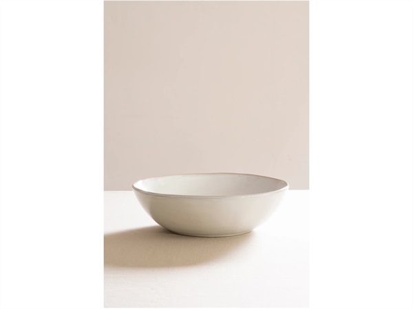 DUTCH ROSE AMSTERDAM Organic white, bowl Ø33xh10 cm