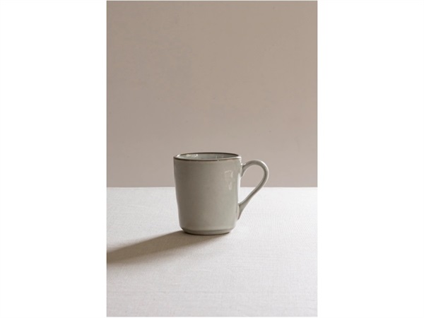 DUTCH ROSE AMSTERDAM Organic light grey, mug 39 cl