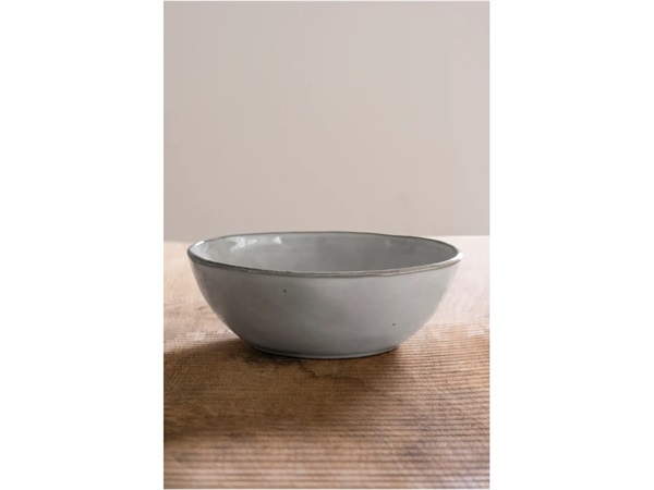 DUTCH ROSE AMSTERDAM Organic light grey, bowl Ø23xh8 cm