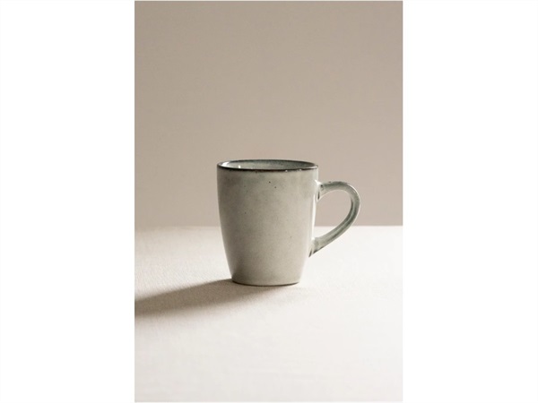 DUTCH ROSE AMSTERDAM Serenity grey, mug 37 cl