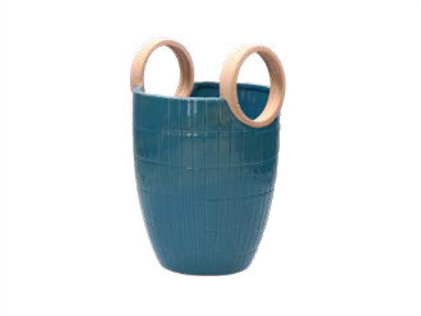 RITUALI DOMESTICI Lachelly, cachepot blu 17x17x25.5h cm