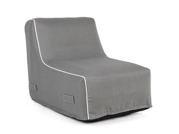 BIZZOTTO CHAISE LONGUE RIHANNA GONFIABILE GRIGIO