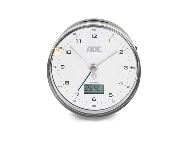 ADE Sveglia radiocontrollata Ade CK 1808 con indicatore della temperatura