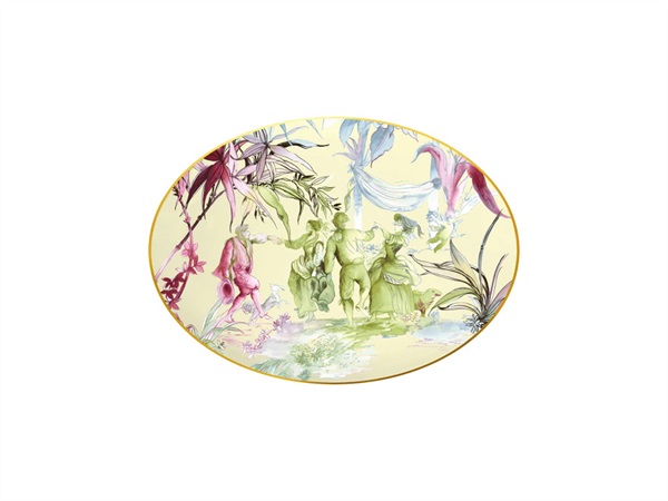 BACI MILANO Baci milano - firenze - piatto a servire ovale, 26x36 cm