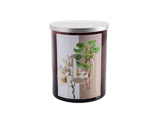 PERNICI Elementi, candela 900 gr. Aromatic Basil & Lily - L