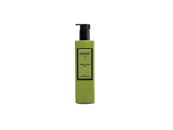 MUHA Crema corpo, 230 ml, bergamotto e ambre gris