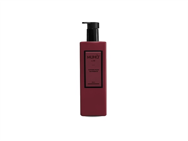 MUHA Sapone mani, 450 ml, cuoio e lampone