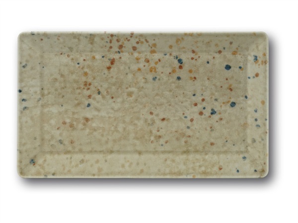 SATURNIA Drops, linea kimi, piatto rettangolare 29x17,5 cm