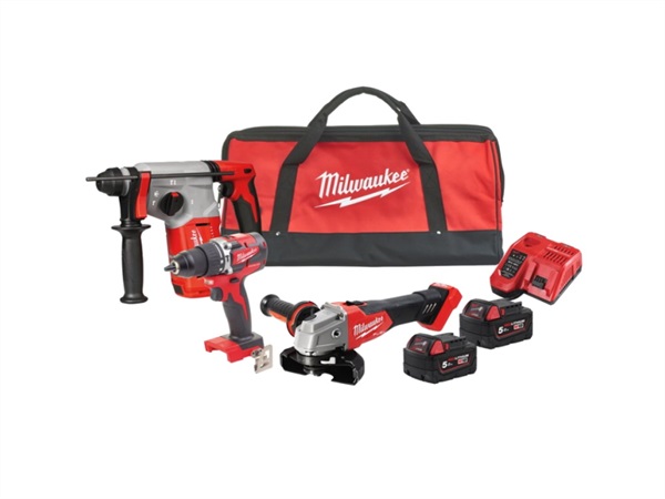 MILWAUKEE Kit 3 utensili M18 FPP3Q-502B