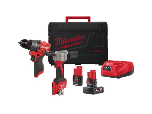 MILWAUKEE Kit 2 utensili M12 FPP2D2-422X