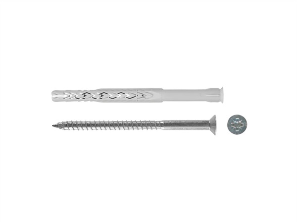 FISCHER Fissaggio prolungato SXRL 8x80 WT IS, con vite di sicurezza con testa svasata piana e impronta TX per applicazioni non certificate, acciaio zincato