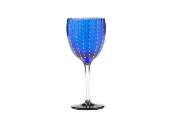 ZAFFERANO S.R.L. Perle, calice vino blu