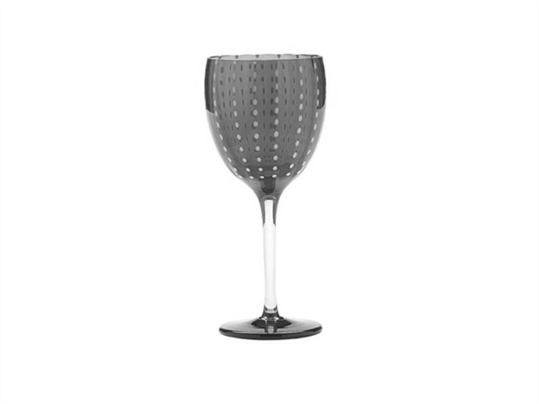 ZAFFERANO S.R.L. Perle, calice vino grigio