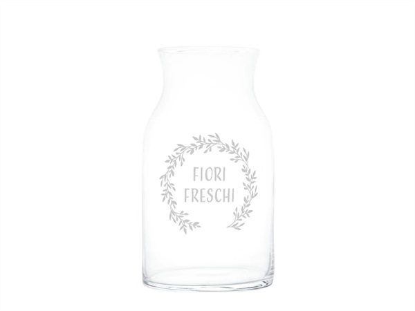 SIMPLE DAY LIVING & LIFESTYLE Vaso Portafiori decoro Fiori Freschi, Ø 15 x h 27 cm