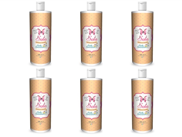 LA BELLA LAVANDERINA Profumo bucato seta 500 ml, confezione 6 flaconi