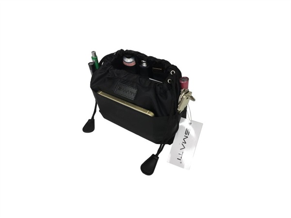 SMATI Bag in bag nero, 25x18 cm
