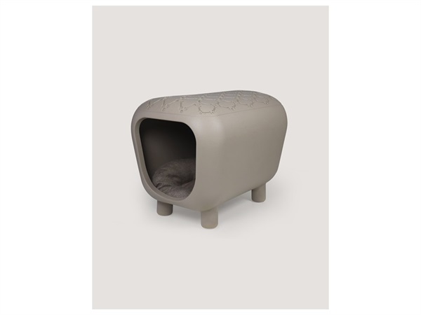 UNITED PETS Pancuccia, panchetta con cuccia incorporata grigia