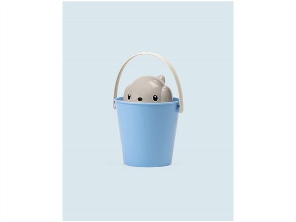 UNITED PETS Crock, secchiello portacrocchette cane tortora/azzurro