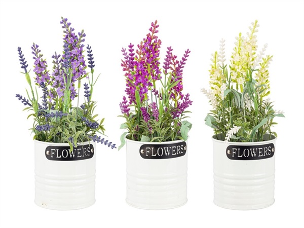 BIZZOTTO VASO FIORE CAREEN LAVANDA ASSORTITI