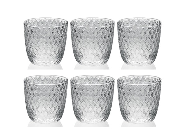 IVV SIXTIES, SET 6 BICCHIERI ACQUA OTTICA 4 (AUDREY) TRASPARENTE - 31 CL