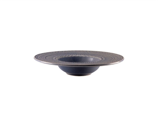 LE COQ SKALISTOS Pasta bowl denim con decoro in rilievo Ø cm 27 h cm 4