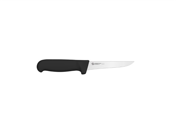 AMBROGIO SANELLI Supra - coltello disosso stretto nero, 11 cm