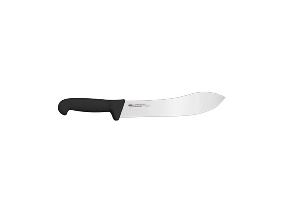 AMBROGIO SANELLI Supra - coltello scimitarra nero, 23 cm