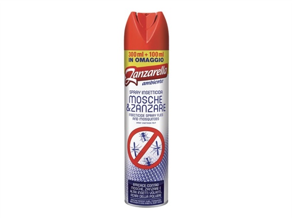 ZANZARELLA Spray Insetticida Mosche e zanzare 400 ml