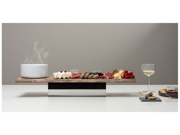 KNINDUSTRIE Variazioni sulla tavola, centrotavola gastronomico essenze 70x20 cm