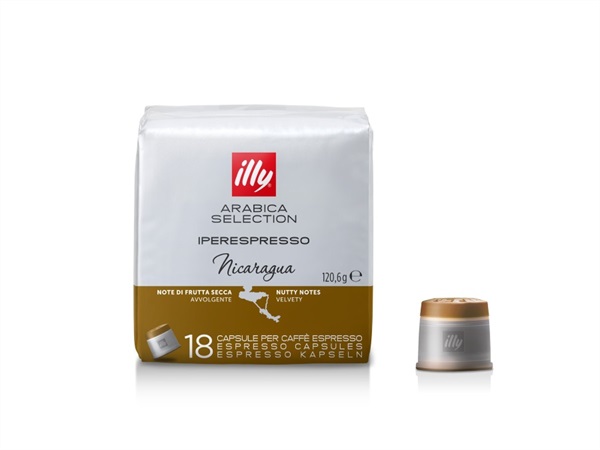 ILLYCAFFE' S.P.A Caffè in Capsule Iperespresso Arabica Selection Nicaragua, 18 capsule