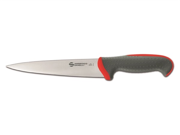 AMBROGIO SANELLI Tecna colore - coltello scannare, rosso, 18 cm