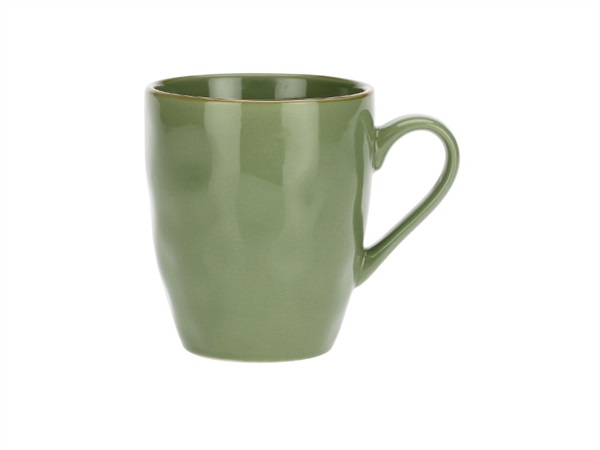 ROSE & TULIPANI Concerto verde oliva, mug 430 cc