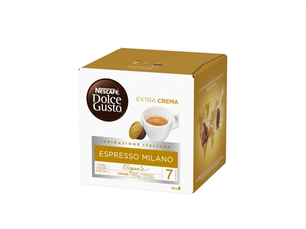 NESCAFE DOLCE GUSTO Capsule dolce gusto espresso milano, 16 pezzi