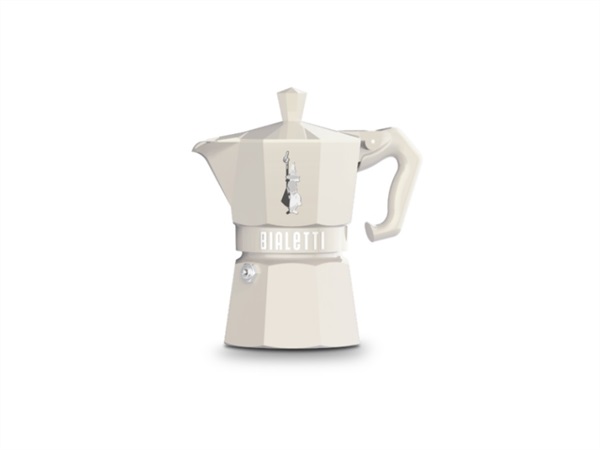 Bialetti industrie moka exclusive argento , 3 tazze