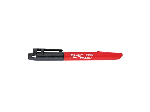 MILWAUKEE Pennarello punta fine indelebile INKZALL MARKER BLACK