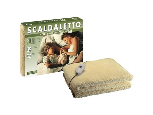 IMETEC Scaldaletto Singolo SGR by Imetec ,Peluche 50% Lana, 150x80 cm