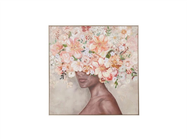 L'OCA NERA Quadro con cornice, 100x100 cm