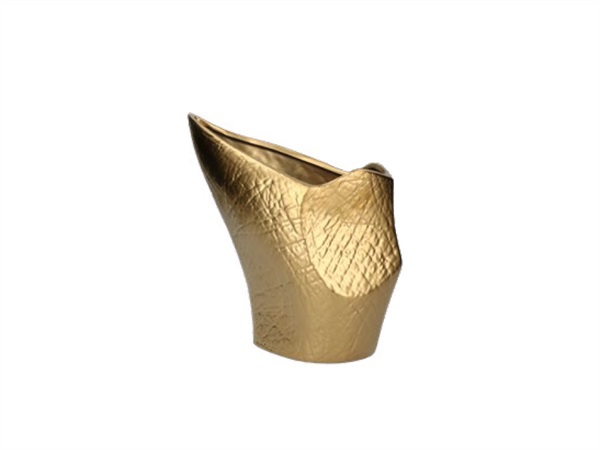 RITUALI DOMESTICI Colbeccone, vaso decorativo oro 11.5x26x26.5h cm