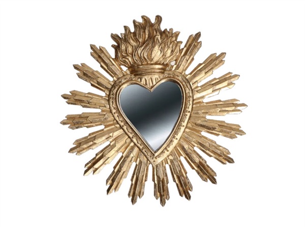 RITUALI DOMESTICI Metticilcuore, decorazione cuore con specchio XL