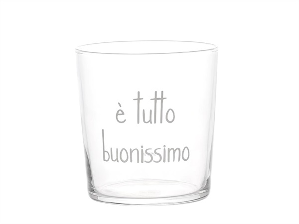 SIMPLE DAY LIVING & LIFESTYLE Bicchiere E' tutto buonissimo, 35,5 cl